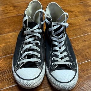 Black High-Top Sneakers